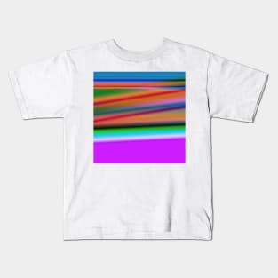 pink blue yellow texture art Kids T-Shirt